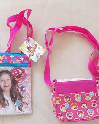 Set borsette a tracolla Soy Luna Disney rosa