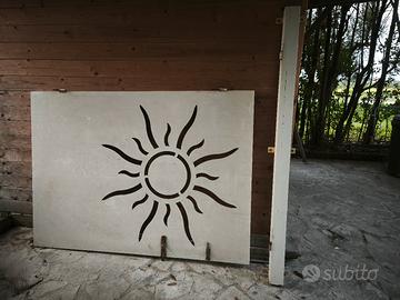 Porta per esterno in acciaio.