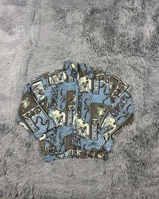 Bomber Corté 100% Seta Fantasia Barocca Vintage S
