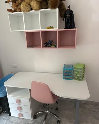 Cameretta bambina binco/rosa