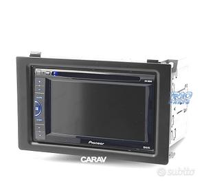 CORNICE NERA PER AUTORADIO 2-DIN PER SAAB 9-3