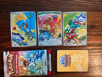 Carte pokemon starters 30 anniversario