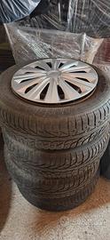 4 cerchi con gomme invernali per citroen C3