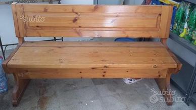 Cassa panca in pino massello