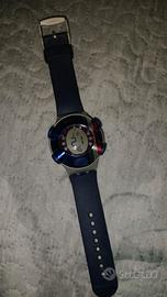 Orologio blu resistente all'acqua, sub 100 metri +