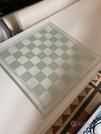 Scacchiera vetro da arredo