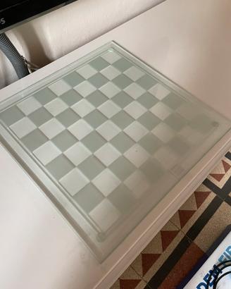 Scacchiera vetro da arredo