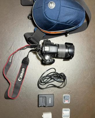 Canon Eos 550d con obbiettivo 18-135