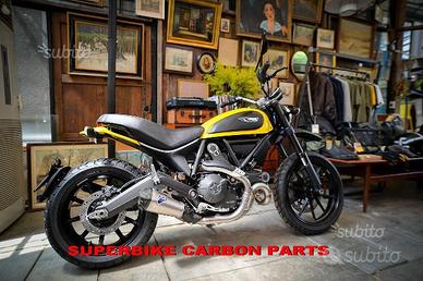Ducati scrambler - terminale basso termignoni