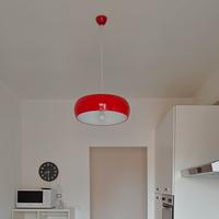 lampadario rosso IKEA 