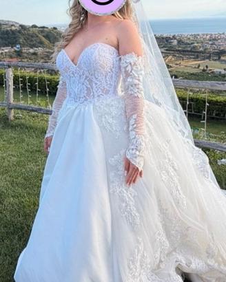 Abito sposa Luna Novias taglia 40