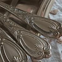 Servizio posate vintage silverplated per 6 persone