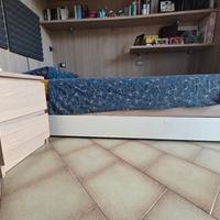 Letto singolo con secondo letto estraibile + comod