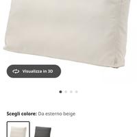Cuscini Duvholmen e federa Froson Ikea