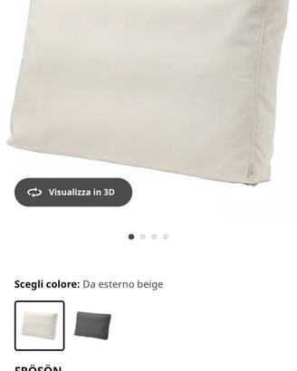 Cuscini Duvholmen e federa Froson Ikea
