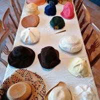 Stock cappelli d'epoca donna-bambina anni 50/60/70