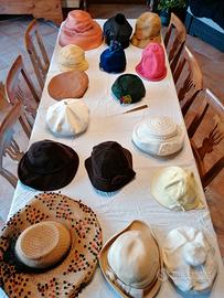 Stock cappelli d'epoca donna-bambina anni 50/60/70