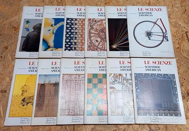 Lotto annata 1973 LE SCIENZE SCIENTIFIC AMERICAN