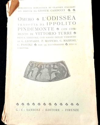 Libro vintage: L’ Odissea di Omero. 