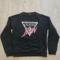 FELPA NERA GUESS ICON 16 ANNI bambina ragazza