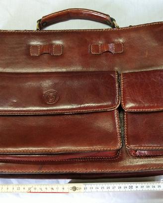 Borsa artigianale in vero cuoio