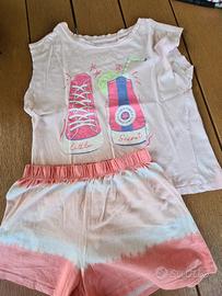 Pigiama bimba 10 anni - Top & Shorts