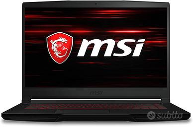 notebook MSI GF63 10 SCSR per pezzi di ricambio