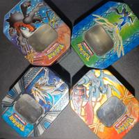 4 Scatole vuote Pokemon portacarte