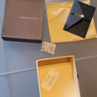 Portafoglio a Clips Louis Vuitton in pelle Marrone