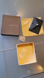 Portafoglio a Clips Louis Vuitton in pelle Marrone