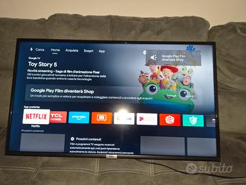 tv 40 pollici Android smart  TCL