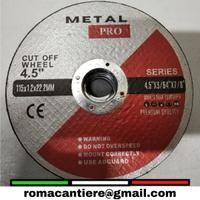 Disco da taglio 115 mm Metal Pro ( 50 Pz)