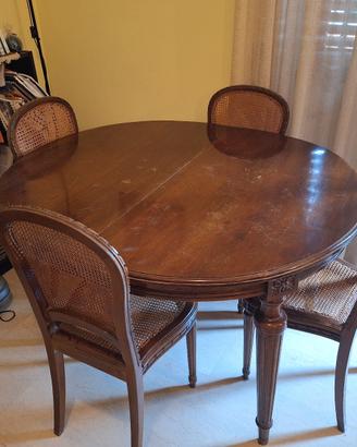 tavolo d'antiquariato francese neoclassico