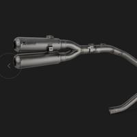 akrapovic titanio  honda monkey 125