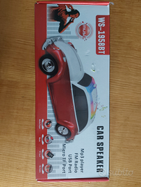 Cassa/ radio mp3 , usb a forma di maggiolone