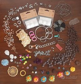 Kit accessori borse bottoni gioiello e ciondoli