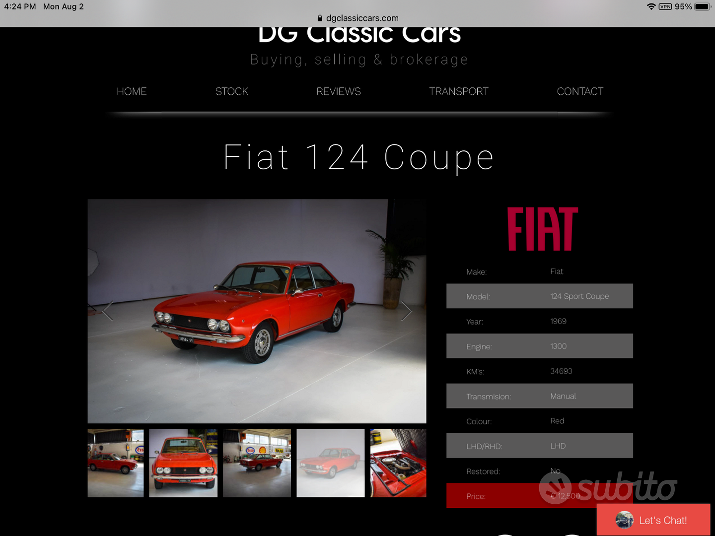Fiat 124 Sport Coupe 1971 photo 5
