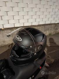 casco hjc in fibra doppia visiera