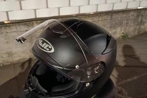 casco hjc in fibra doppia visiera