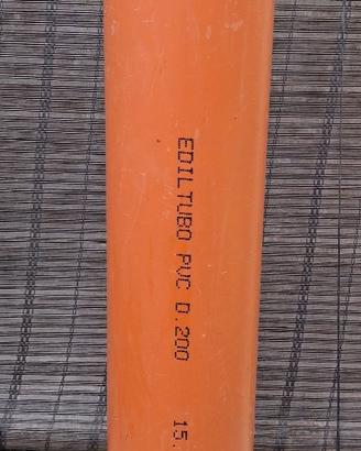 TUBO IDRAULICO PVC - D.200 x 1 Mt