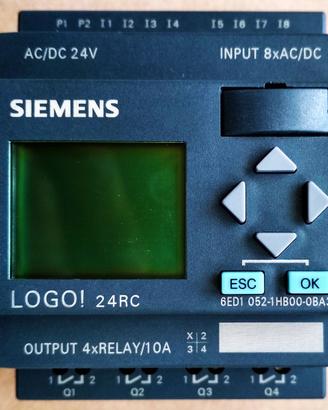 Siemens LOGO! 6ED1052-1HB00-0BA3 Modulo Logico PLC