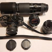 Pentax MX black + obiettivi