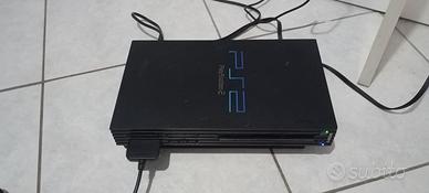 ps2 con joystick memoria esterna e giochi