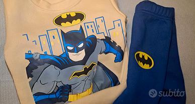 Completo pero bambino Batman  - 6 a 9  mesi