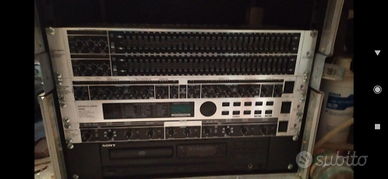 FLY CASE 12 unità PROCESSORI