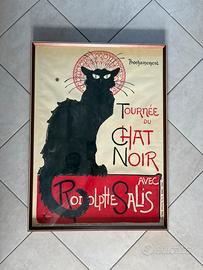Poster vintage Tournee du Chat Noir - Steinlen