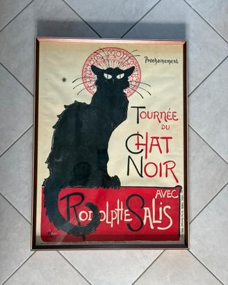 Poster vintage Tournee du Chat Noir - Steinlen