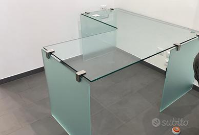 Scrivania in vetro Temperato 12mm