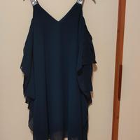 VESTITO ELEGANTE BLU