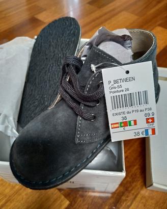 Polacchine grigie numero 28 NUOVE